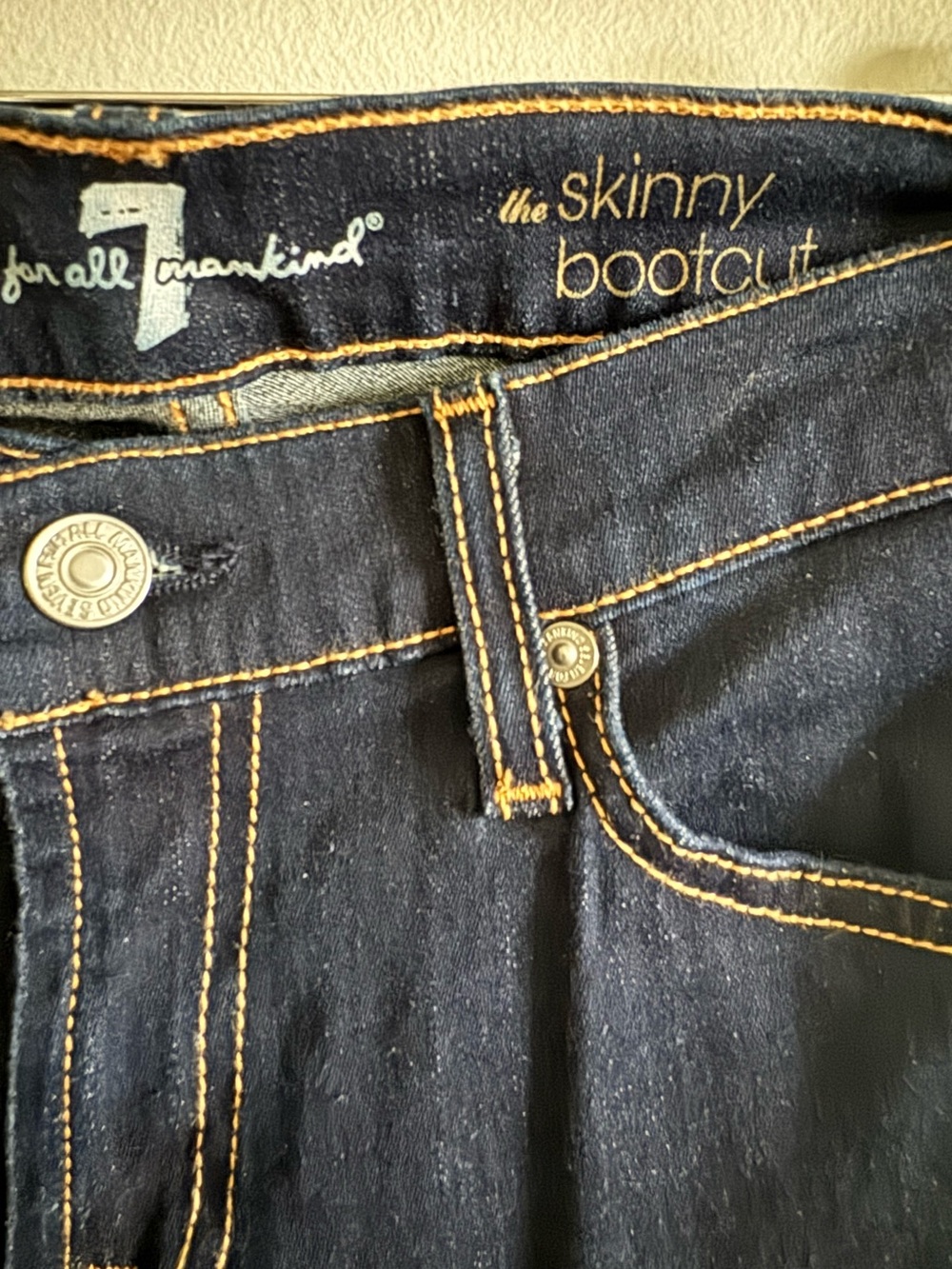7 for all Mankind the skinny bootcut size 26 - Picture 3 of 7